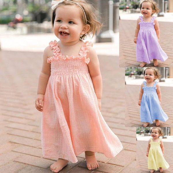 girl's dresses infant baby girls birthday dress for borns cotton sleeveless suspender costume born clothes, Red;yellow
girl's dresses infant baby girls birthday dress for borns cotton sleeveless suspender costume born clothes, Red;yellow