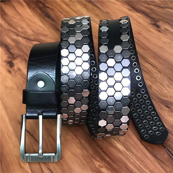 2021 new heavy metal plate cowboy genuine leather jeans belts for vintage punk men belt ceinture homme male strap mbt0521 233s, Black;brown
2021 new heavy metal plate cowboy genuine leather jeans belts for vintage punk men belt ceinture homme male strap mbt0521 233s, Black;brown