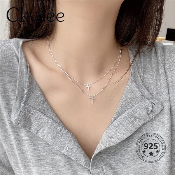 chains ckysee simple design 925 sterling silver necklace cross pendant bead chain for women 2021 fashion daily jewelry
chains ckysee simple design 925 sterling silver necklace cross pendant bead chain for women 2021 fashion daily jewelry