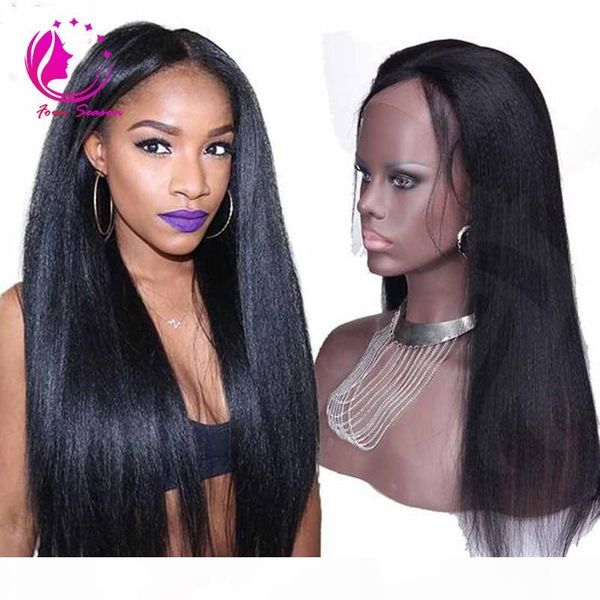 virgin brazilian italian light yaki straight human hair wigs virgin full lace wigs natural color lace front wigs for black women, Black;brown
virgin brazilian italian light yaki straight human hair wigs virgin full lace wigs natural color lace front wigs for black women, Black;brown