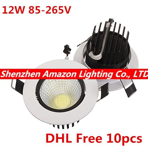 downlights 10pcs 12w cob led ceiling downlight recessed down light with driver 85-265v dhl/fedex
downlights 10pcs 12w cob led ceiling downlight recessed down light with driver 85-265v dhl/fedex
