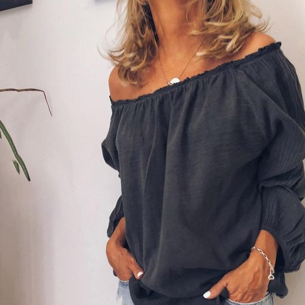feitong blouses women camisa femenina solid casual linen off shoulder blouse shirt blusas femininas plus size blouse women, White
feitong blouses women camisa femenina solid casual linen off shoulder blouse shirt blusas femininas plus size blouse women, White