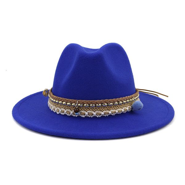 2021 new solid color band belt jazz cap wide brim western cowboy feltd fedora hat women men red green black winter hats s3o3, Blue;gray
2021 new solid color band belt jazz cap wide brim western cowboy feltd fedora hat women men red green black winter hats s3o3, Blue;gray