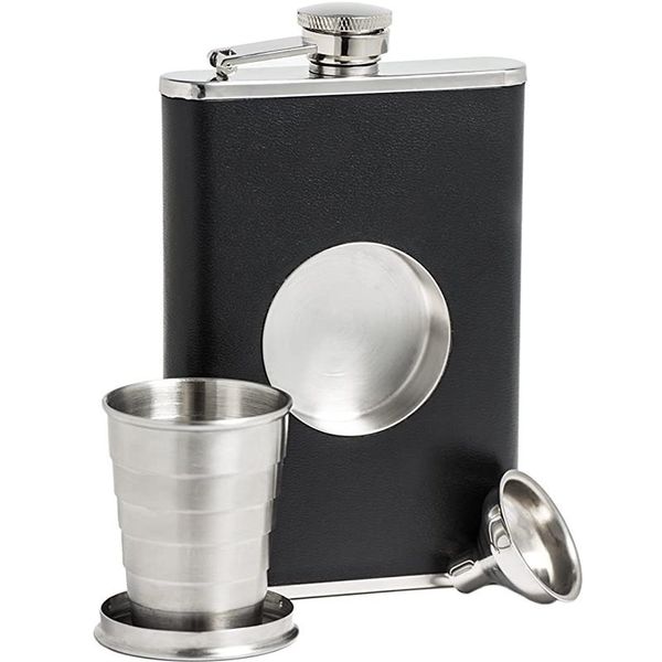 stainless steel 8-oz hip bottle, built-in folding pocket bottle with straw and funnel rod, a gift for the man
stainless steel 8-oz hip bottle, built-in folding pocket bottle with straw and funnel rod, a gift for the man