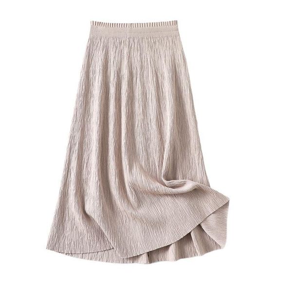 skirts 2021 high waist stretch spring skirt women knitted a-line long casual beige faldas jupe femme saia, Black
skirts 2021 high waist stretch spring skirt women knitted a-line long casual beige faldas jupe femme saia, Black