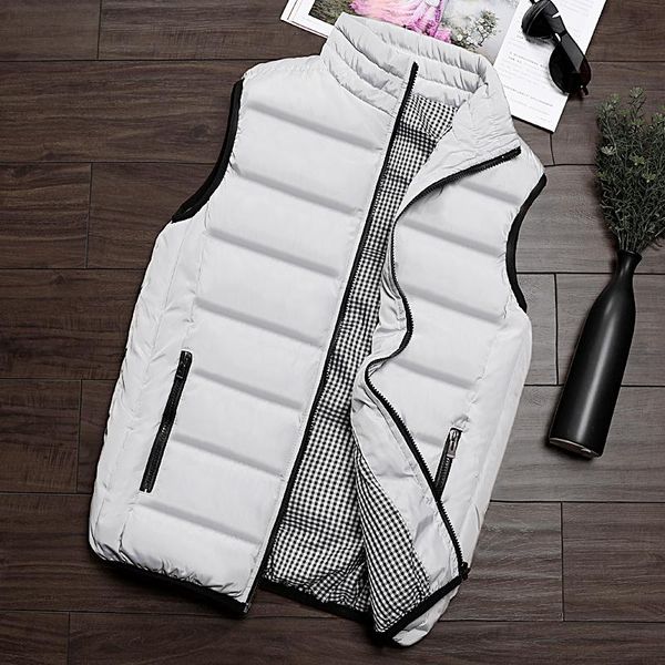 men's vests brand clothing vest jacket mens autumn warm sleeveless male winter casual waistcoat men plus size veste homme, Black;white
men's vests brand clothing vest jacket mens autumn warm sleeveless male winter casual waistcoat men plus size veste homme, Black;white