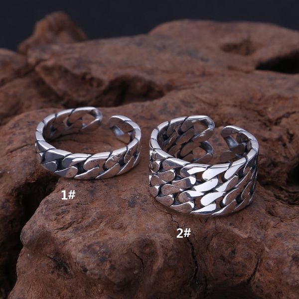 925 sterling silver handmade antique silver chain links braided adjustable rings american euro gothic vintage jewelry designer couples rings
925 sterling silver handmade antique silver chain links braided adjustable rings american euro gothic vintage jewelry designer couples rings