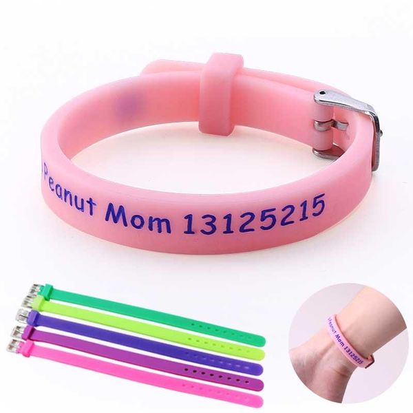 charm bracelets adjustable customize name emergency contact diy silicone wristband for kids baby girls boy anti-lost bangle, Golden;silver
charm bracelets adjustable customize name emergency contact diy silicone wristband for kids baby girls boy anti-lost bangle, Golden;silver