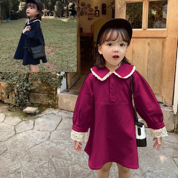 girl's dresses girls' dress lace collar plain princess 2021 autumn children's wear girl clothes toddler, Red;yellow
girl's dresses girls' dress lace collar plain princess 2021 autumn children's wear girl clothes toddler, Red;yellow