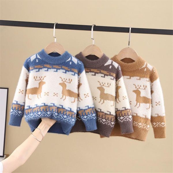 pullover christmas clothes baby boys girls sweater child kids autumn winter bottoming clothing children knit, Blue
pullover christmas clothes baby boys girls sweater child kids autumn winter bottoming clothing children knit, Blue