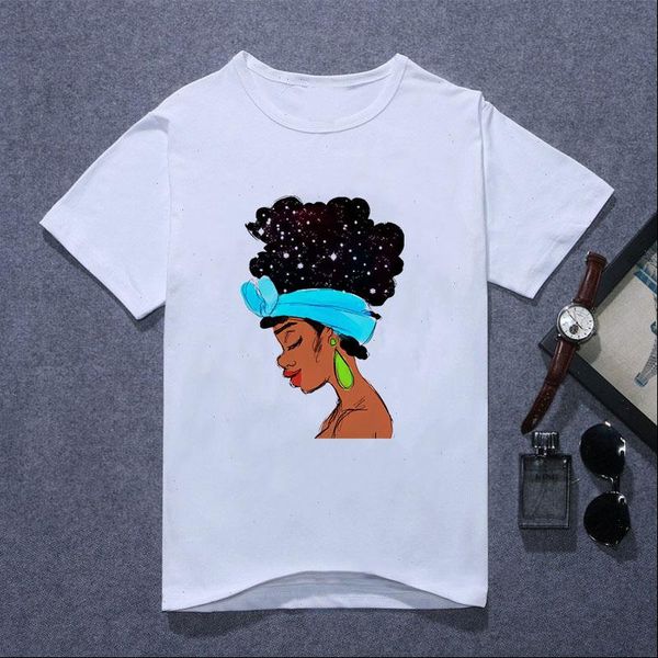 vogue black girl printed t shirt women kawaii short sleeve streetwear summer women clothes harajuku graphic tee shirt, White
vogue black girl printed t shirt women kawaii short sleeve streetwear summer women clothes harajuku graphic tee shirt, White