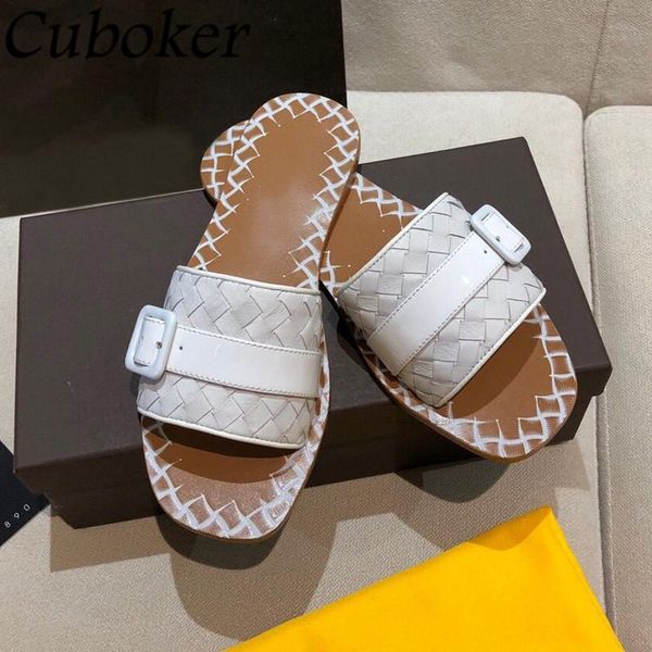 slippers summer flat mules weaved women shoes slip on peep toe woman flats brand designer female sandals chaussure femme, Black
slippers summer flat mules weaved women shoes slip on peep toe woman flats brand designer female sandals chaussure femme, Black
