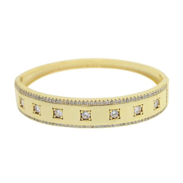 link, chain 2021 design gold color wide band open bangle bracelet for women square geometry cubic zirconia trendy european lady jewelry, Black
link, chain 2021 design gold color wide band open bangle bracelet for women square geometry cubic zirconia trendy european lady jewelry, Black