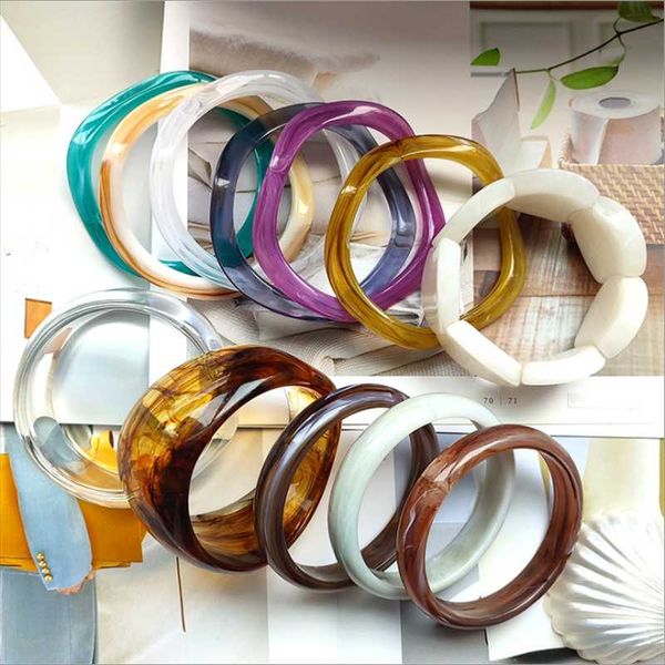 bangle 2021 fashion exaggeration geometric irregular wave wide acrylic resin colorful for women jewelry, Black
bangle 2021 fashion exaggeration geometric irregular wave wide acrylic resin colorful for women jewelry, Black
