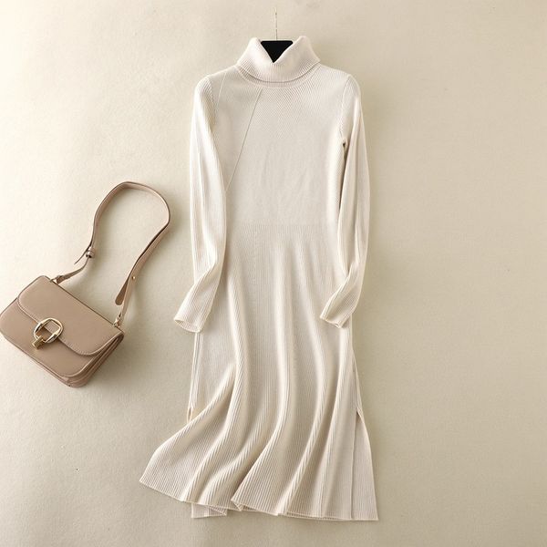 casual dresses hlbcbg pure colour dress in coarse autumn midi highneck sweater feminine bodycon thin qayn, Black;gray
casual dresses hlbcbg pure colour dress in coarse autumn midi highneck sweater feminine bodycon thin qayn, Black;gray
