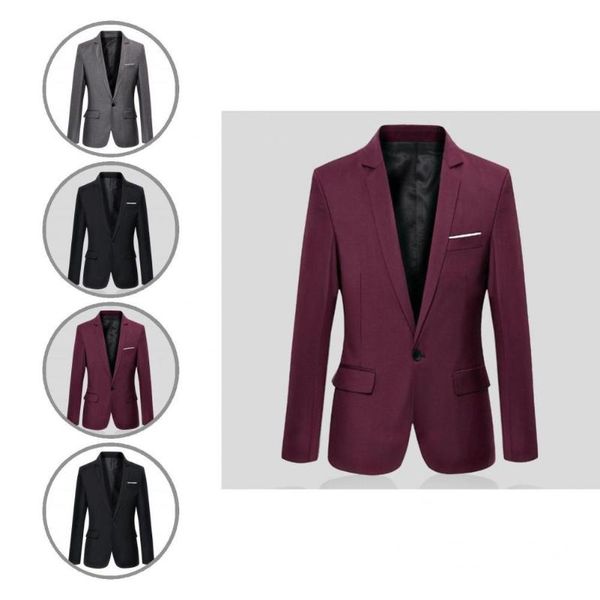 men's suits & blazers suit coat classic single button slim business blazer type long sleeve, White;black
men's suits & blazers suit coat classic single button slim business blazer type long sleeve, White;black