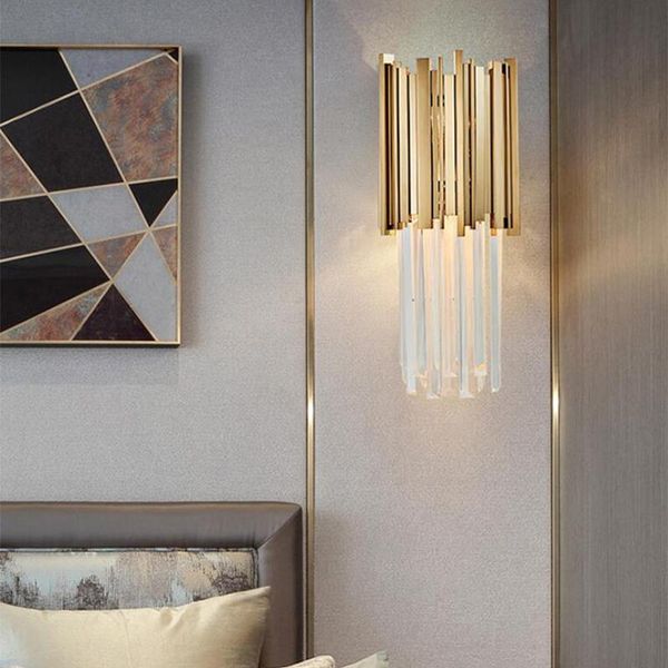 jmmxiuz led fashion neoclassical crystal wall lamp dining hallway hallway creative porch bedside bedroom gold lamp
jmmxiuz led fashion neoclassical crystal wall lamp dining hallway hallway creative porch bedside bedroom gold lamp