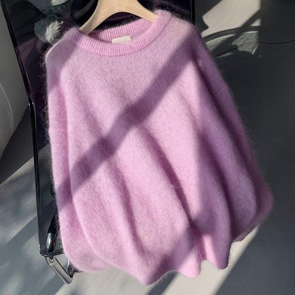 women's sweaters loose knitted cashmere women 2021 winter solid female pullovers warm basic knitwear jumper drop, White;black
women's sweaters loose knitted cashmere women 2021 winter solid female pullovers warm basic knitwear jumper drop, White;black