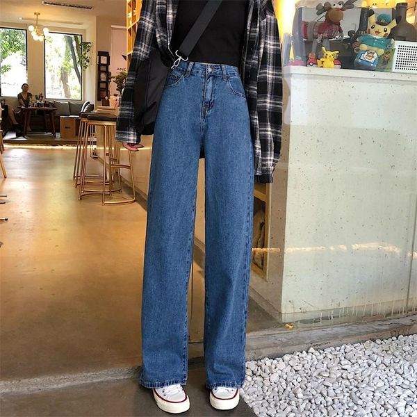 women's jeans guuzyuviz autumn winter wide leg mom high waist plus size loose casual denim straight pants vintage pantalones mujer, Blue
women's jeans guuzyuviz autumn winter wide leg mom high waist plus size loose casual denim straight pants vintage pantalones mujer, Blue
