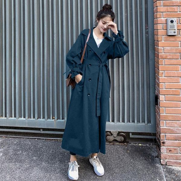 women's trench coats women coat korean version windbreaker loose woman winter 2021 british style autumn long jackets, Tan;black
women's trench coats women coat korean version windbreaker loose woman winter 2021 british style autumn long jackets, Tan;black