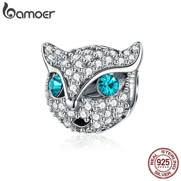 bamoer authentic 925 sterling silver kitten cat fox shape charms clear cz beads fit bracelet luxury jewelry scc1131 q0531, Black
bamoer authentic 925 sterling silver kitten cat fox shape charms clear cz beads fit bracelet luxury jewelry scc1131 q0531, Black