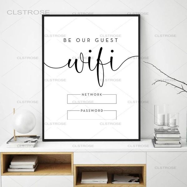 paintings custom wifi network sign canvas painting password art prints poster el cafe restaurant wall decoration
paintings custom wifi network sign canvas painting password art prints poster el cafe restaurant wall decoration