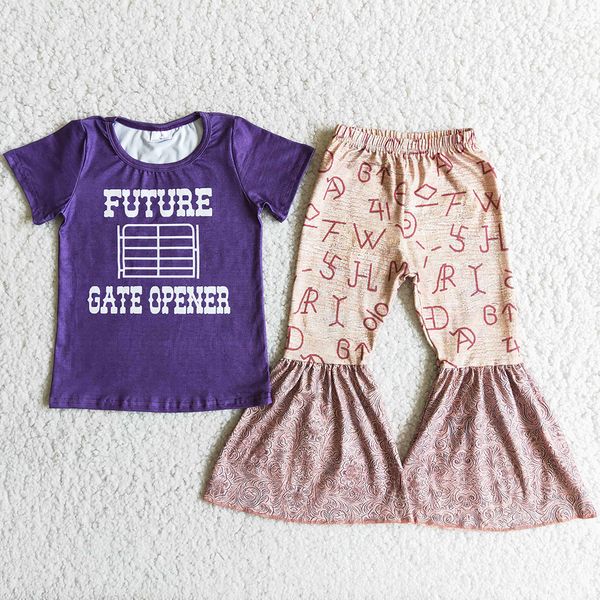 rts wholesale kids designer clothes sets girl bell bottom outfits fashion toddler baby girls clothing boutique short sleeve spring summer ki, White
rts wholesale kids designer clothes sets girl bell bottom outfits fashion toddler baby girls clothing boutique short sleeve spring summer ki, White