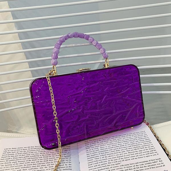 transparent acrylic box party clutch bag chain purses and handbags shoulder bag for women crossbody texture designer
transparent acrylic box party clutch bag chain purses and handbags shoulder bag for women crossbody texture designer