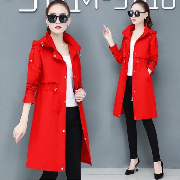women's trench coats spring autumn 2021 coat for women red white khaki long with hooded plus size 4xl casual windbreaker woman, Tan;black
women's trench coats spring autumn 2021 coat for women red white khaki long with hooded plus size 4xl casual windbreaker woman, Tan;black