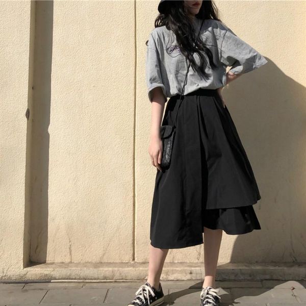 skirts black elegant gothic skirt women irregular patchwork streetwear harajuku hight waist korean 2021 women's autumn
skirts black elegant gothic skirt women irregular patchwork streetwear harajuku hight waist korean 2021 women's autumn