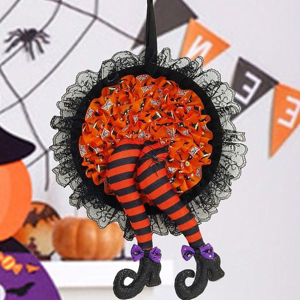 decorative flowers & wreaths 2021 halloween spoof funny decoration hanging witch long leg fun diy party decor wreath door decoraciones #t3g
decorative flowers & wreaths 2021 halloween spoof funny decoration hanging witch long leg fun diy party decor wreath door decoraciones #t3g