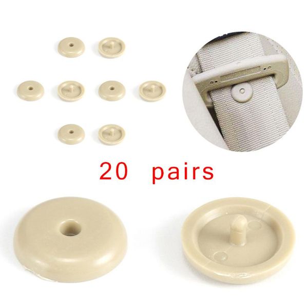 safety belts & accessories ser seat belt clips fasteners kit universal 20 pairs beige durable
safety belts & accessories ser seat belt clips fasteners kit universal 20 pairs beige durable