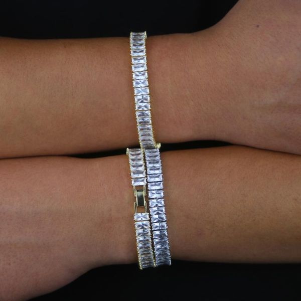 link, chain rectangle crystal tennis bracelets for men square zircon white gold long hip hop jewelry drop ship, Black
link, chain rectangle crystal tennis bracelets for men square zircon white gold long hip hop jewelry drop ship, Black