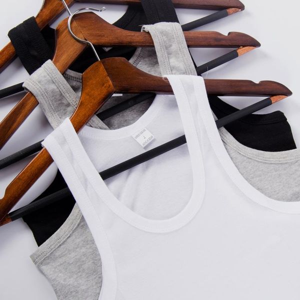 men' tank summer threaded tight cotton vest bottoming fitness hurdle camisole sports, White;black
men' tank summer threaded tight cotton vest bottoming fitness hurdle camisole sports, White;black