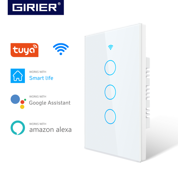 smart home control tuya wifi touch light switch us, wall 1 2 3 gang with sensitive panel, work alexa google
smart home control tuya wifi touch light switch us, wall 1 2 3 gang with sensitive panel, work alexa google