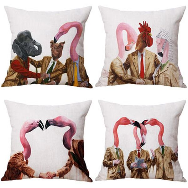 new sales creative personality flamingo series cotton linen home pillowcover office car seat cushion cover bedside pillowcase
new sales creative personality flamingo series cotton linen home pillowcover office car seat cushion cover bedside pillowcase