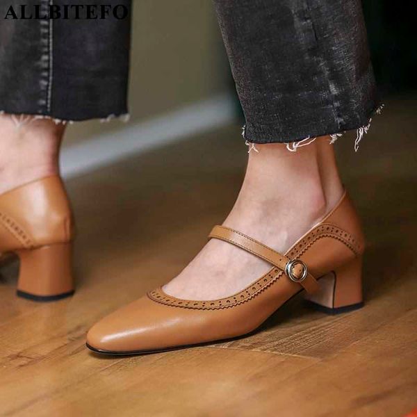 allbitefo round toe thick heel soft genuine leather women heels shoes comfortable fashion leisure high heel shoes high heels 210611, Black
allbitefo round toe thick heel soft genuine leather women heels shoes comfortable fashion leisure high heel shoes high heels 210611, Black