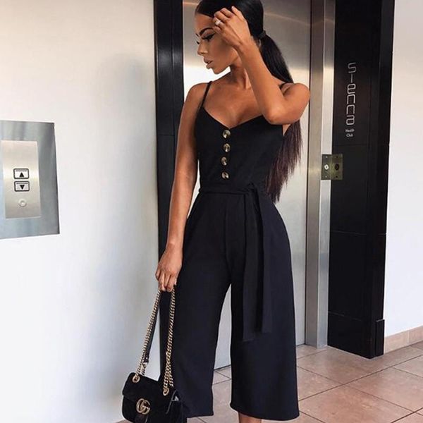 women's jumpsuits & rompers white spaghetti strap women's button sashes fashion solid slim lace up elegant jumpsuit overalls play, Black;white
women's jumpsuits & rompers white spaghetti strap women's button sashes fashion solid slim lace up elegant jumpsuit overalls play, Black;white
