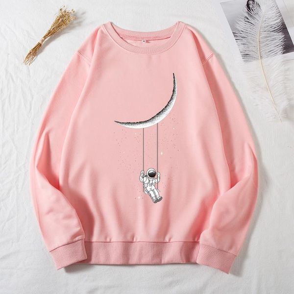 women's hoodies & sweatshirts funny moon astronaut shirt spring autumn women long sleeve graphic sweatshirt loose pullover shirts oute, Black
women's hoodies & sweatshirts funny moon astronaut shirt spring autumn women long sleeve graphic sweatshirt loose pullover shirts oute, Black