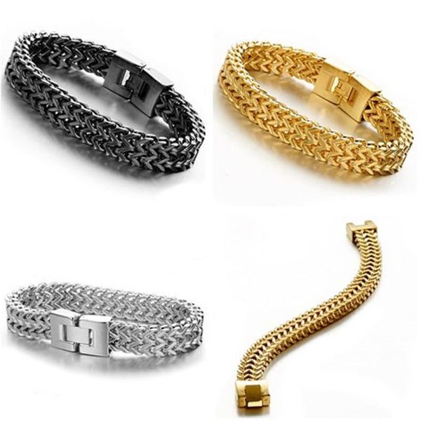 men's gold black silvercolor 316l stainless steel figaro chain bracelet jewelry gift
men's gold black silvercolor 316l stainless steel figaro chain bracelet jewelry gift