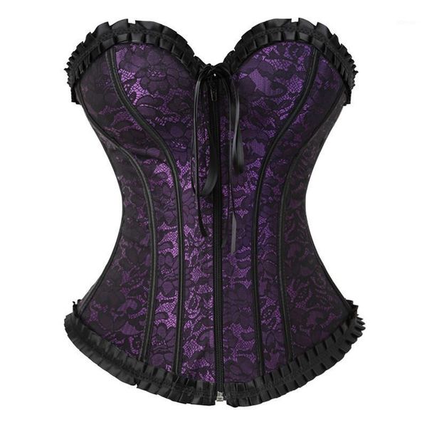 bustiers & corsets overbust and zipper front vintage floral victorian costume corset lingerie plus size korsefor women, Black;white
bustiers & corsets overbust and zipper front vintage floral victorian costume corset lingerie plus size korsefor women, Black;white