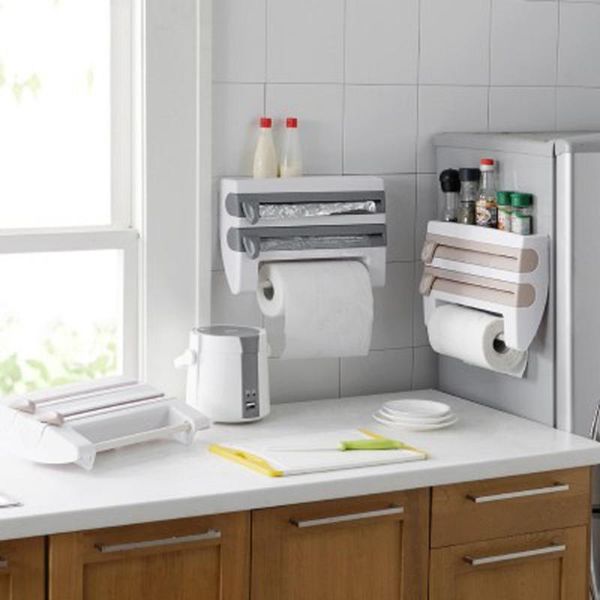 Kitchen Organizer Cling Film Sauce Bottle Storage Rack Tin Foil Paper Towel Holder Kitchen Shelf Plastic Wrap Cutting
Kitchen Organizer Cling Film Sauce Bottle Storage Rack Tin Foil Paper Towel Holder Kitchen Shelf Plastic Wrap Cutting