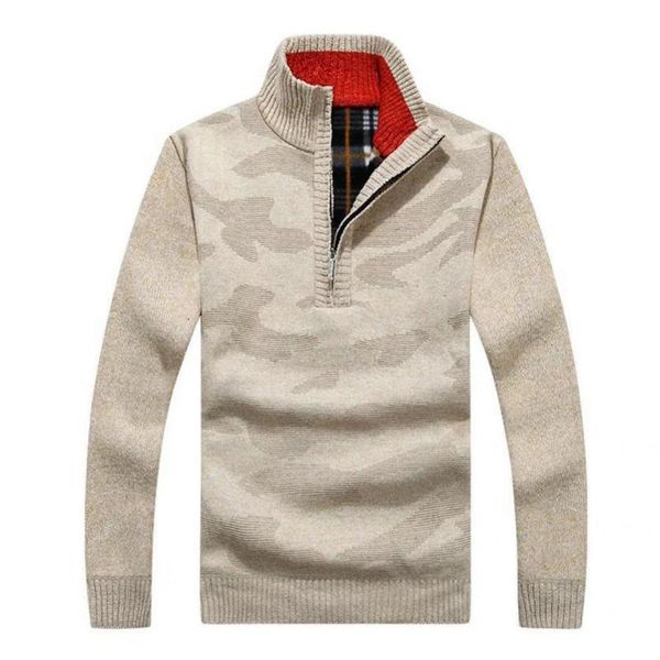 men's sweaters spring sweater zipper extra thick slim warm men for home, White;black
men's sweaters spring sweater zipper extra thick slim warm men for home, White;black