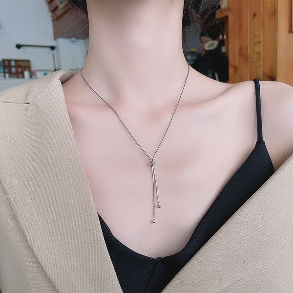 chaosheng s925 sterling silver telescopic snake bone adjustable korean ins simple temperament clavicle chain necklace female
chaosheng s925 sterling silver telescopic snake bone adjustable korean ins simple temperament clavicle chain necklace female