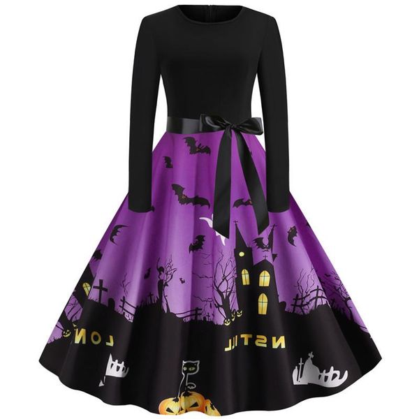 casual dresses junxi wan halloween pumpkin print long sleeve vintage dress 2021 winter black patchwork elegant party pinup robe vestidos, Black;gray
casual dresses junxi wan halloween pumpkin print long sleeve vintage dress 2021 winter black patchwork elegant party pinup robe vestidos, Black;gray