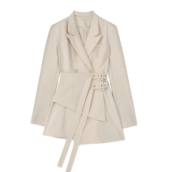 women's trench coats women irregular bandage spliced blazer lapel long sleeve loose fit jacket fashion tide spring autumn 20211da710, Tan;black
women's trench coats women irregular bandage spliced blazer lapel long sleeve loose fit jacket fashion tide spring autumn 20211da710, Tan;black
