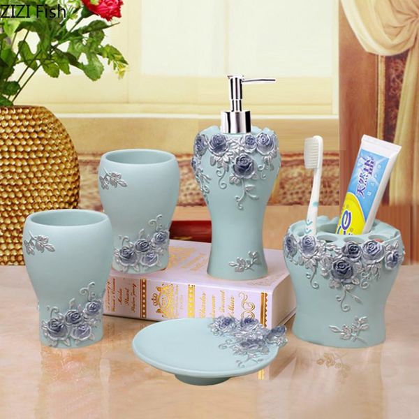 bath accessory set bathroom supplies lotion bottle toothbrush cup resin five-piece suit home accessories wedding gifts
bath accessory set bathroom supplies lotion bottle toothbrush cup resin five-piece suit home accessories wedding gifts