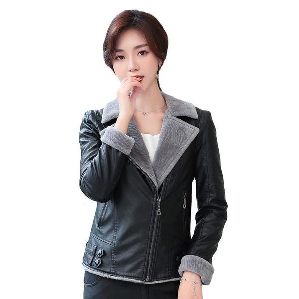 women's leather & faux autumn winter womens jackets and coats plus size 4xl thick fur black slim soft pu jacket high quality
women's leather & faux autumn winter womens jackets and coats plus size 4xl thick fur black slim soft pu jacket high quality