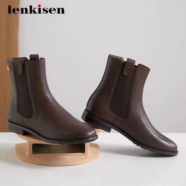 boots lenkisen stretch natural leather patchwork comfortable round toe thick low heel slip on young girls maiden ankle l221, Black
boots lenkisen stretch natural leather patchwork comfortable round toe thick low heel slip on young girls maiden ankle l221, Black