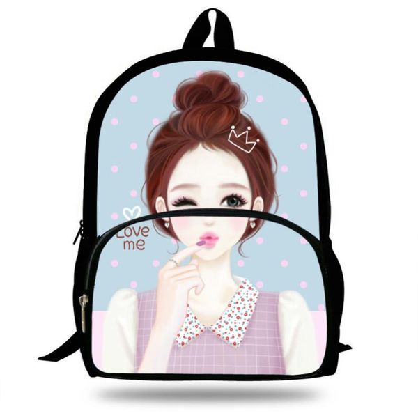 backpack 16inch children cartoon adorable korean girls print schoolbag shoulder bags mochila for teenagers kids gift
backpack 16inch children cartoon adorable korean girls print schoolbag shoulder bags mochila for teenagers kids gift